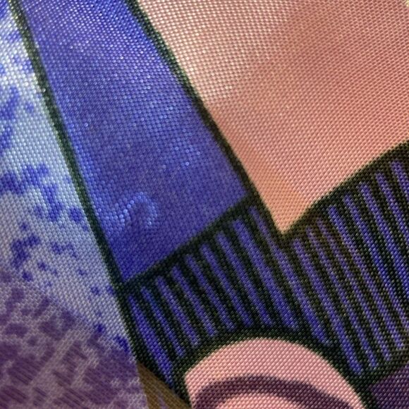 Vintage Retro Picasso Scarf 🧣Size 60”X14” - Picture 7 of 8